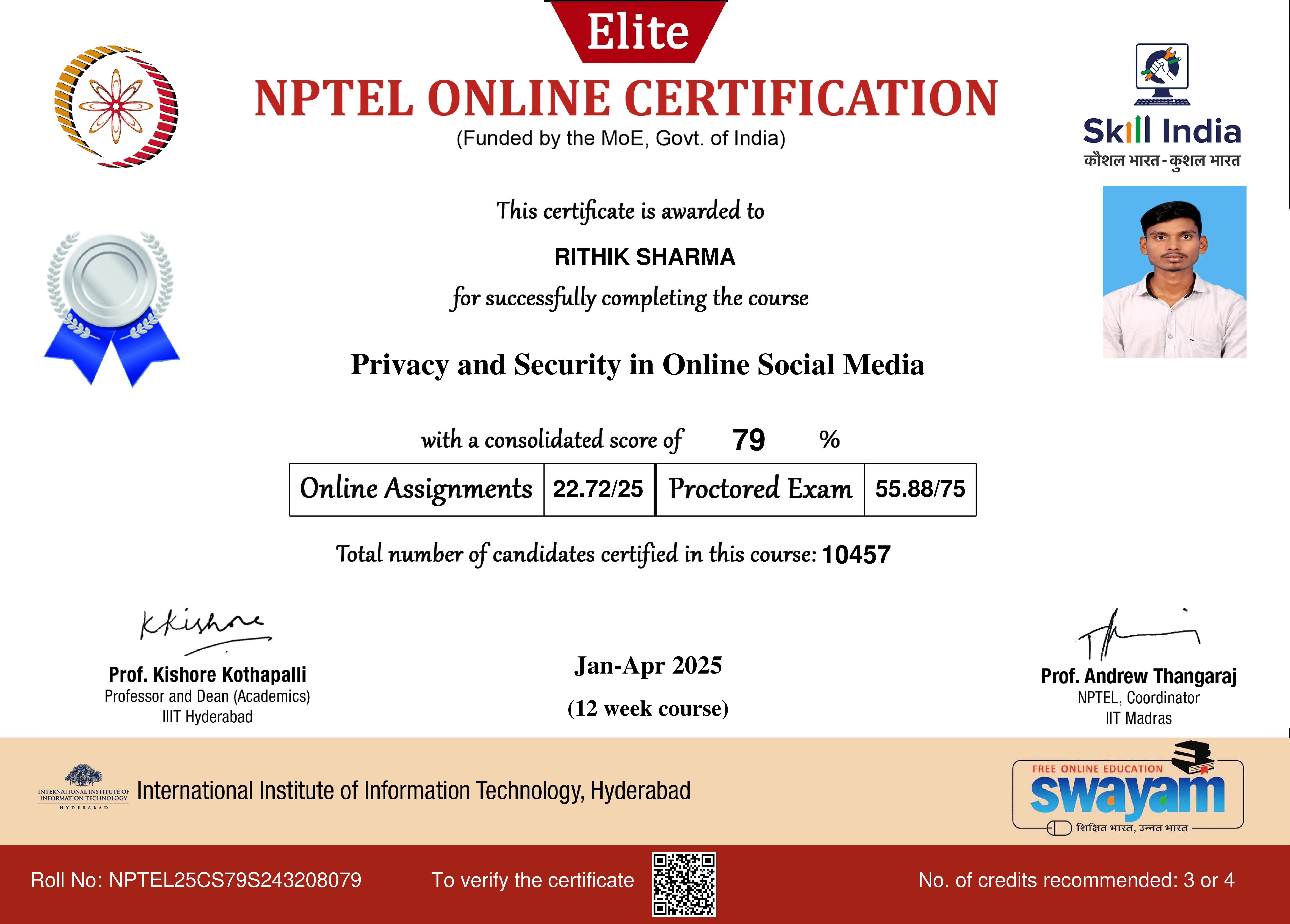NPTEL Privacy and Security in Online Social Media